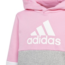 adidas Tracksuit Colourblock Fleece (Cotton Blend) pink/grey Girls